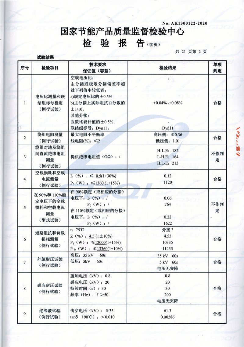 高低压试验报告-S11-1250洮南洮南洮南油浸式变压器-2.jpg